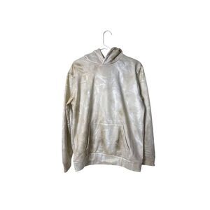 Camouflage Print Hooded Sweatshirt Small Size